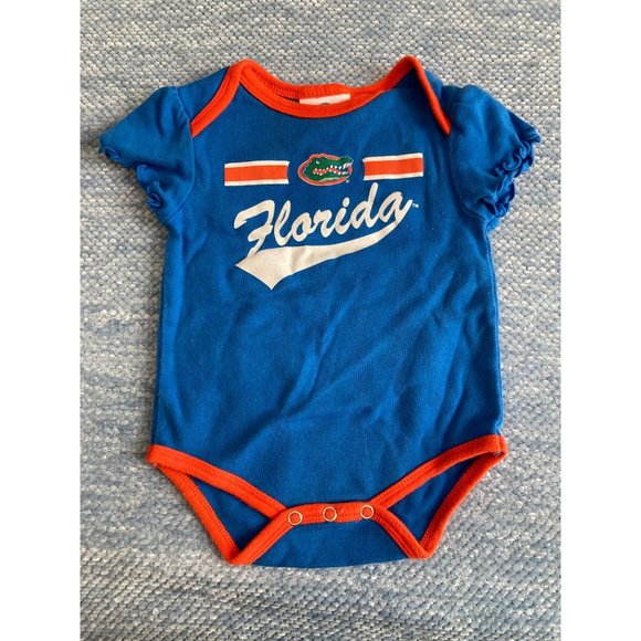 NCAA University of Florida Gators Baby Girl One Piece Romper - Size 3-6 Months - Picture 1 of 5